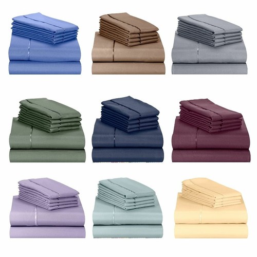 Luxury bamboo 2200 count 6pc - bamboo,