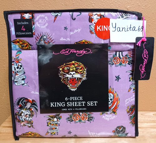 Hardy purple 6pc king - purple,