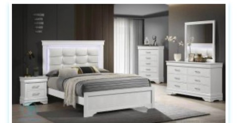 6pc white finish - white,