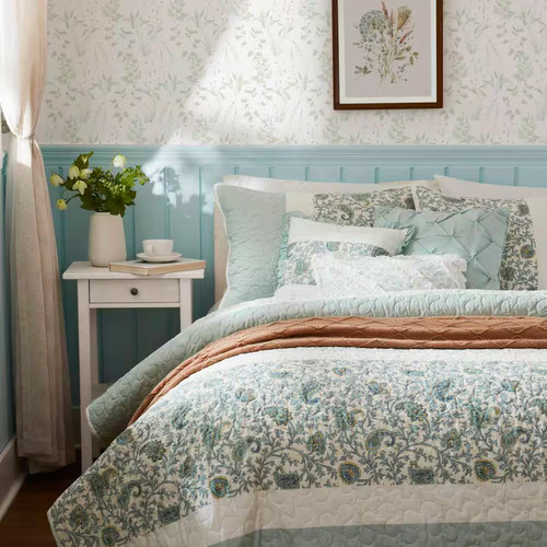Vanessa 6pc aqua cotton - vanessa,